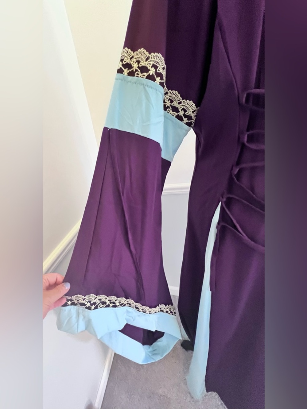 Purple & Light Blue Ren Fair Dress - Picture 5 of 8